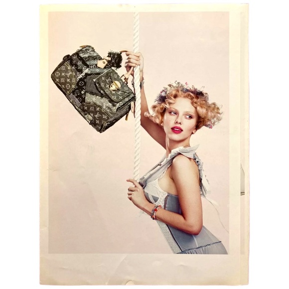 Original Scarlett Johansson 2008 Louis Vuitton Press Advertising 3 pages - Picture 2 of 5